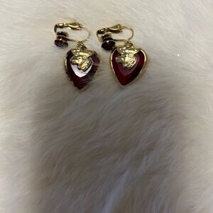 Vintage Loyal Order of the Moose Clip On Earrings